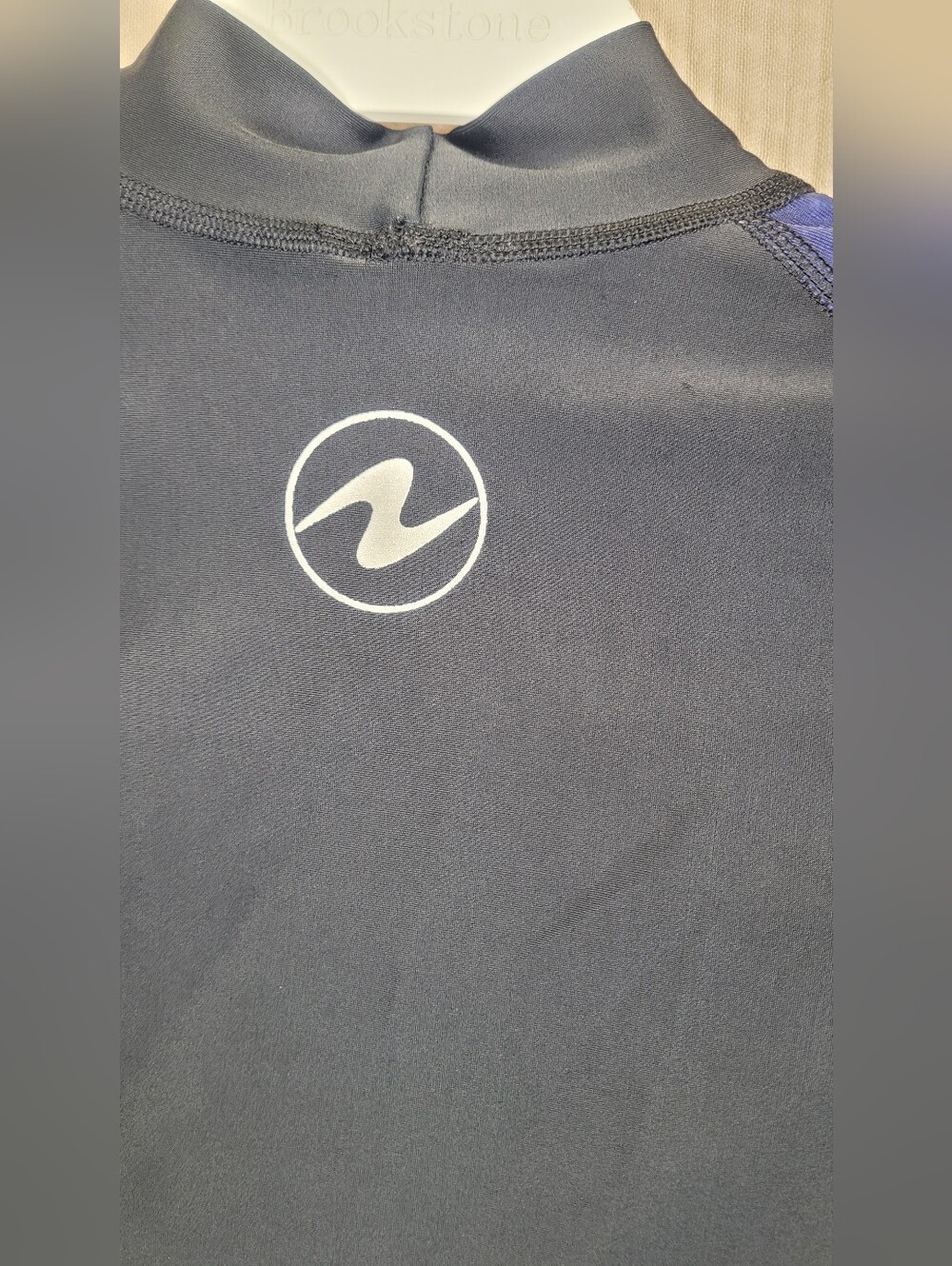 Aqua Lung Long Sleeve Rash Guard - Black & Purple Galaxy UPF 50 SPF - Picture 11 of 14